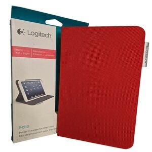 LOGITECH Folio Protective Case for iPad Mini Red NWT